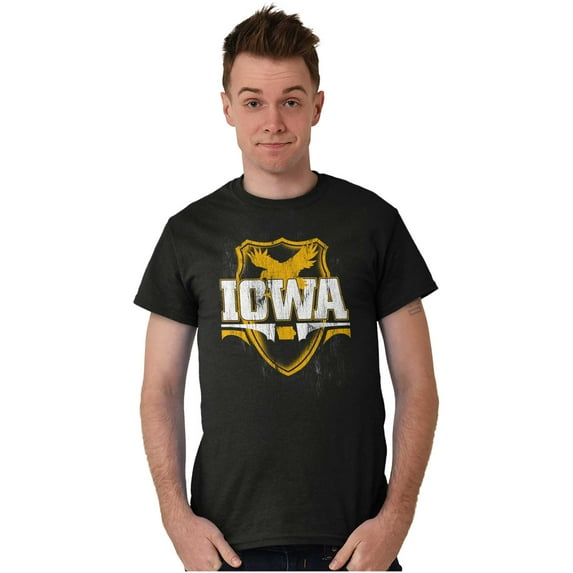 Iowa IA Pride Gameday Spirit Cool Men's Graphic T Shirt Tees Brisco Brands M