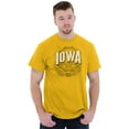 thumbnail image 1 of Iowa IA Student Campus Pride Seal Men's Graphic T Shirt Tees Brisco Brands S, 1 of 6