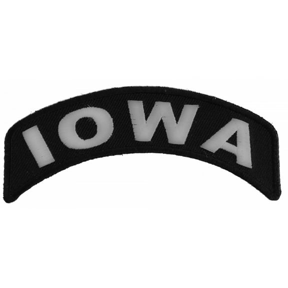 Iowa Patch Iron on State Rocker