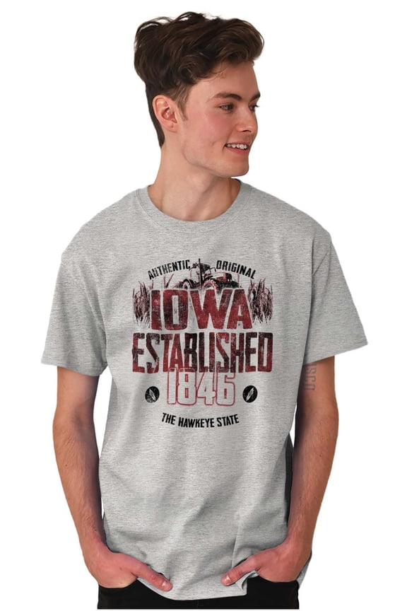 Iowa Rugged Outdoors Midland Tractor Men's Graphic T Shirt Tees Brisco Brands X