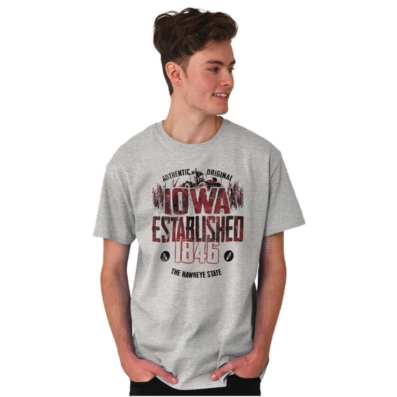 Iowa Rugged Outdoors Midland Tractor Plus Size Crewneck Graphic Tee Shirt Brisco Brands 2X