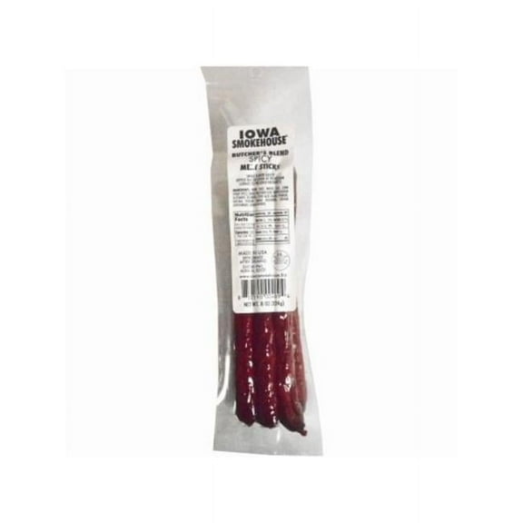 Iowa Smokehouse & Preferred Wholesale 105623 8 oz Butchers Blend Meat Sticks, Spicy