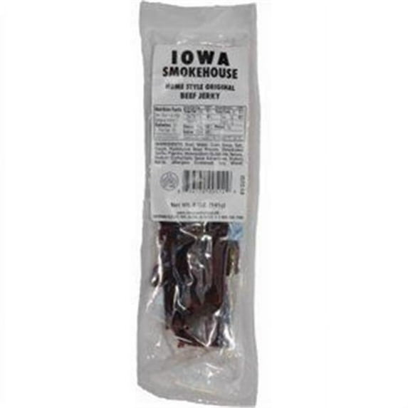 Iowa Smokehouse & Preferred Wholesale 5 oz Homestyle Original Flavor Beef Jerky - Pack of 12