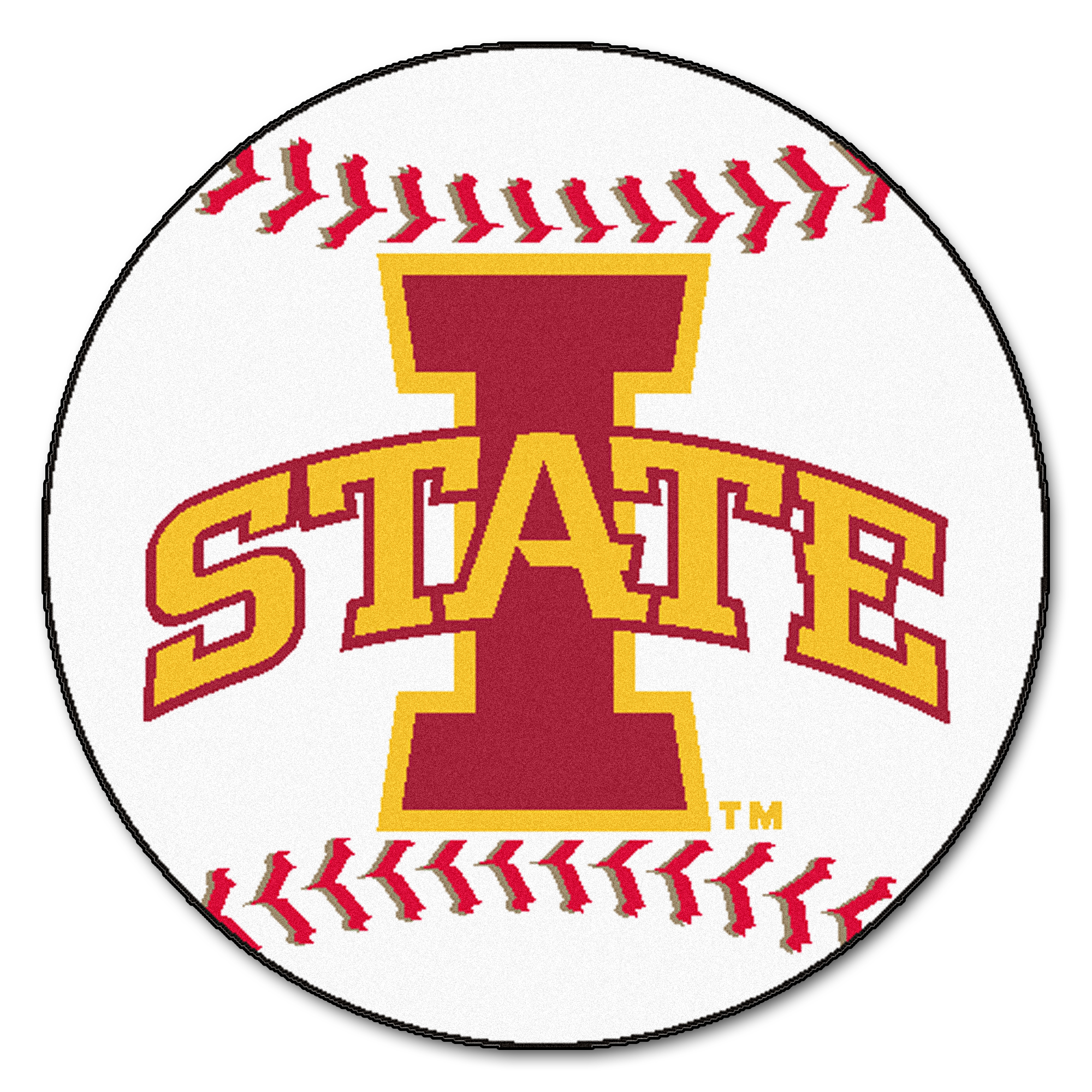Iowa State Baseball Mat 27" diameter