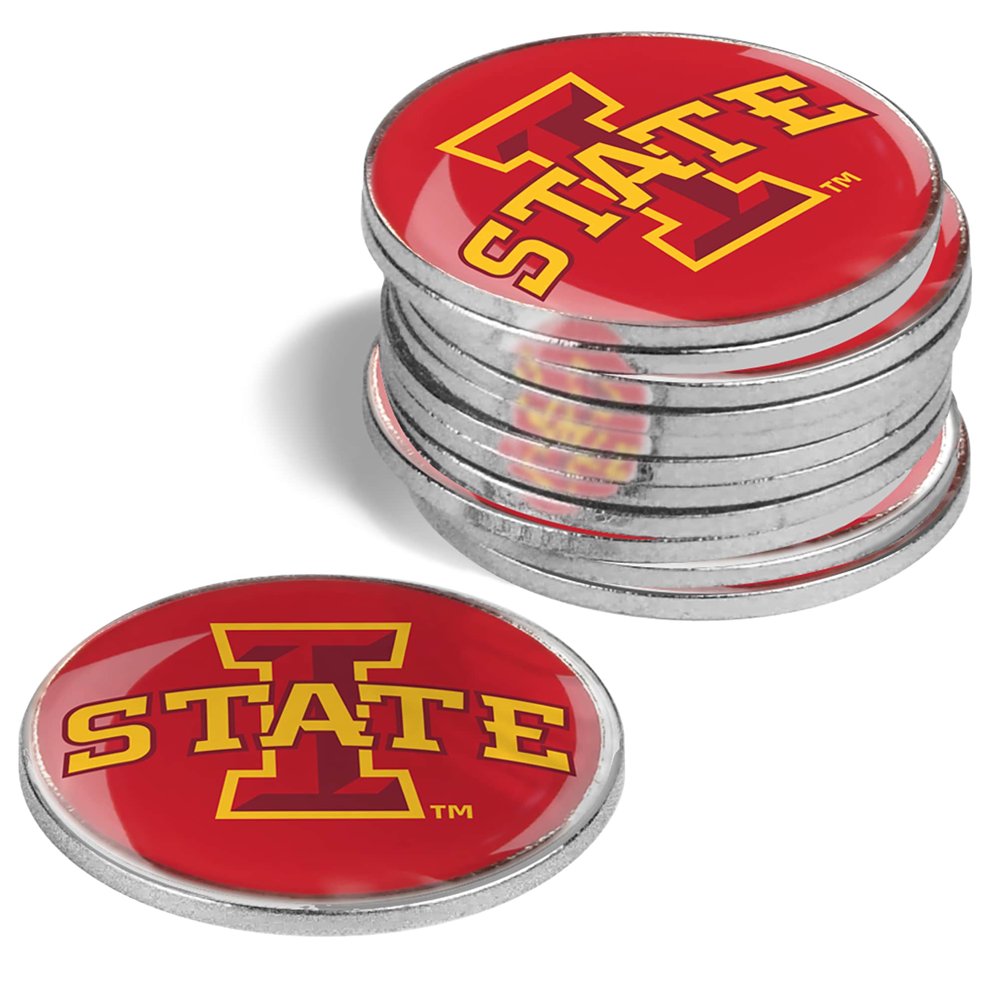 Iowa State Cyclones 12-Pack Golf Ball Marker Set - image 1 of 1