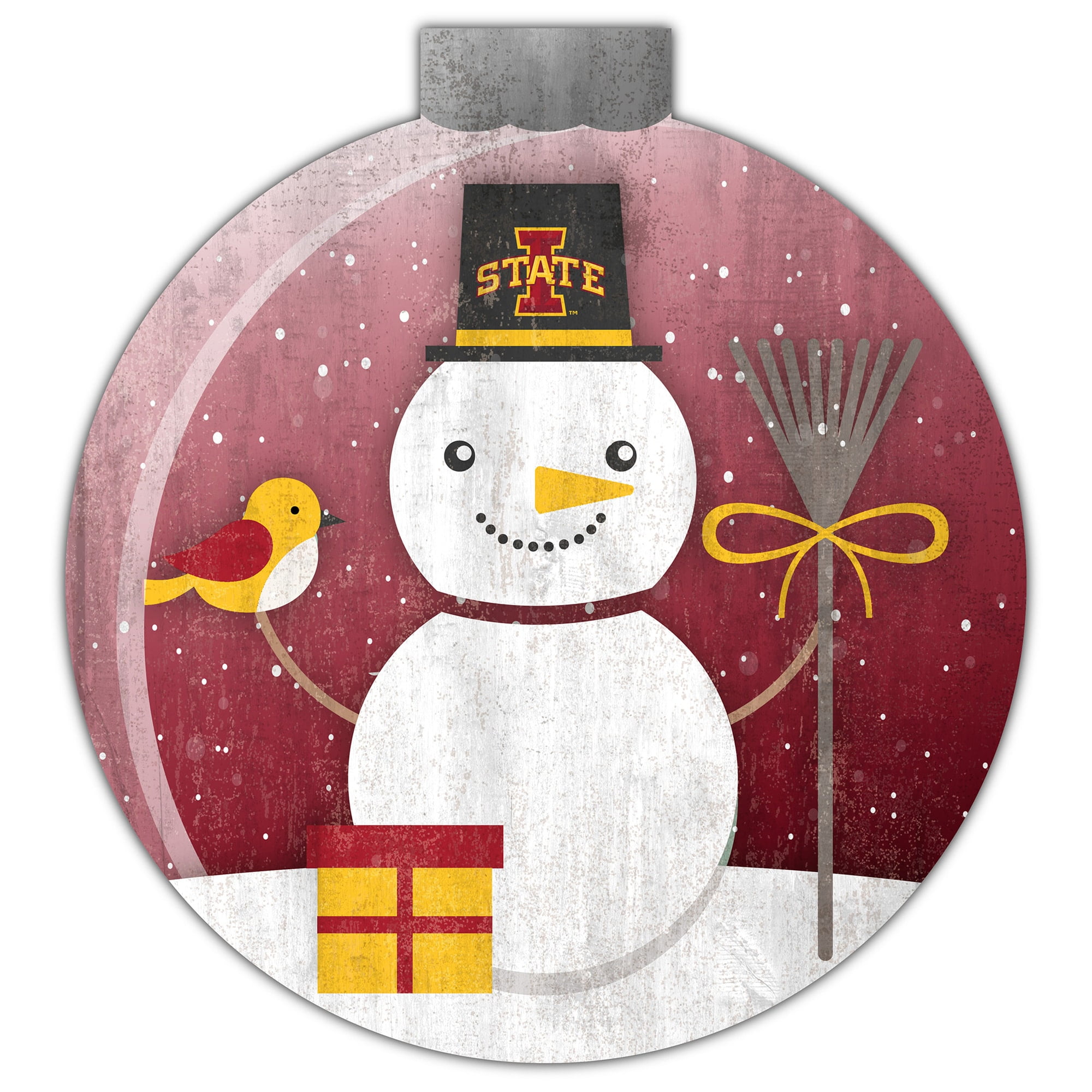 Iowa State Cyclones 12'' Snow Globe Wall Art