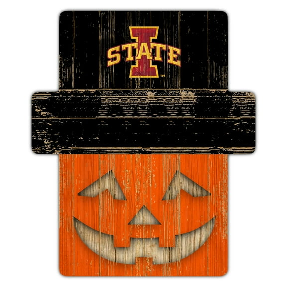 Iowa State Cyclones 12" x 12" Jack-O-Lantern Display