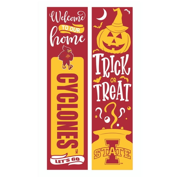 Iowa State Cyclones 47" Double Sided Halloween Leaner Fan Sign