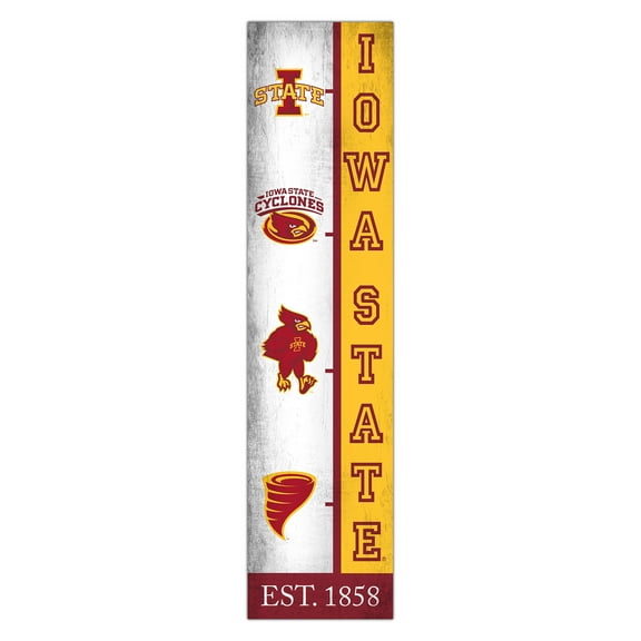 Iowa State Cyclones 6" x 24" Progression Wood Sign