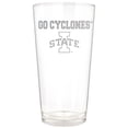 thumbnail image 1 of Iowa State Cyclones Etched 16oz. Rally Cry Pint Glass, 1 of 1
