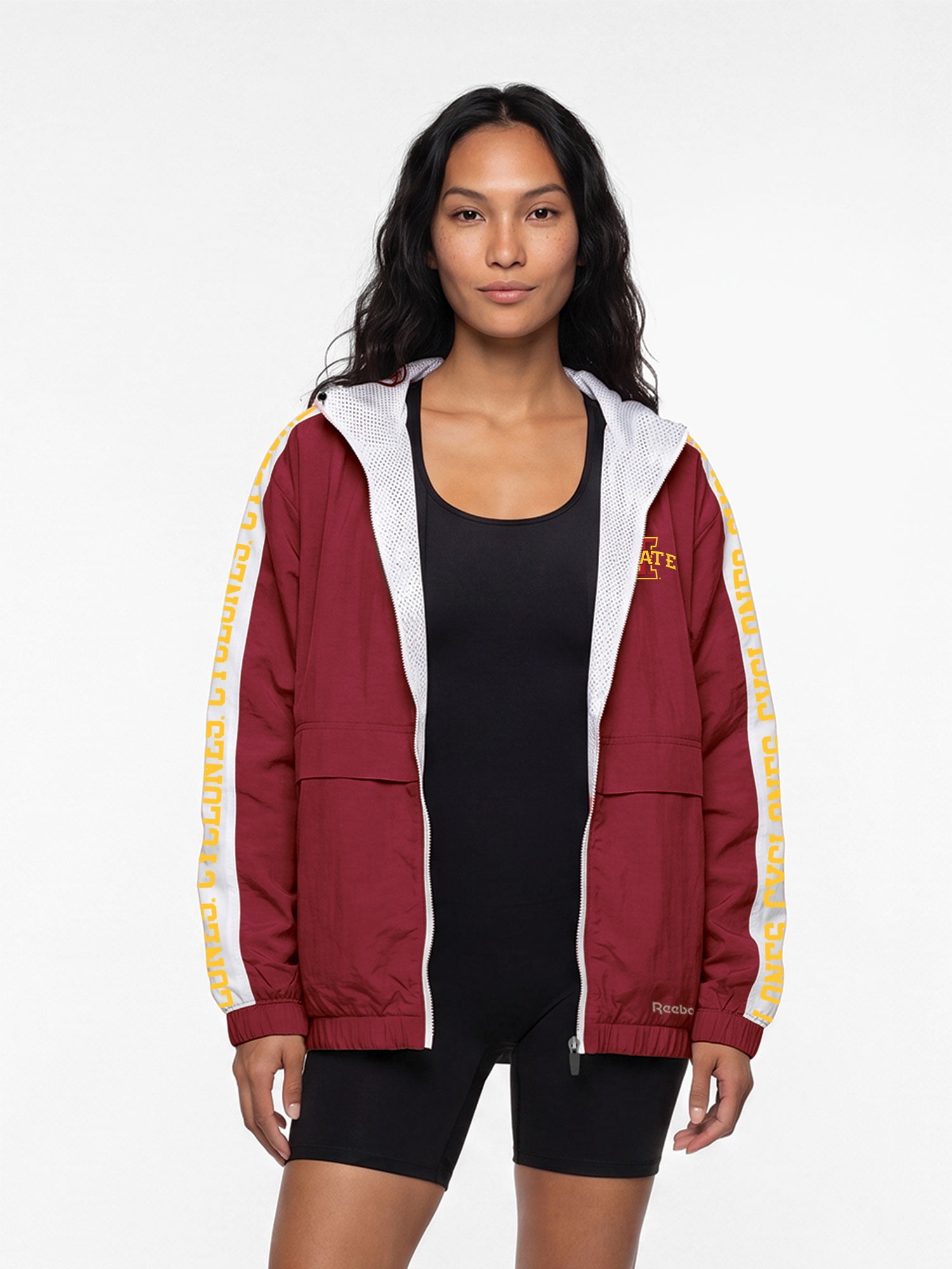 Iowa State Cyclones Reebok Womens Colorblocked Full Zip Jacket