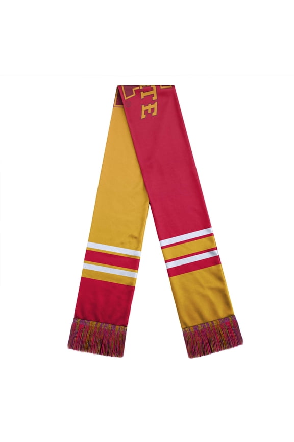 Iowa State Cyclones Scarf Colorblock Big Logo Design