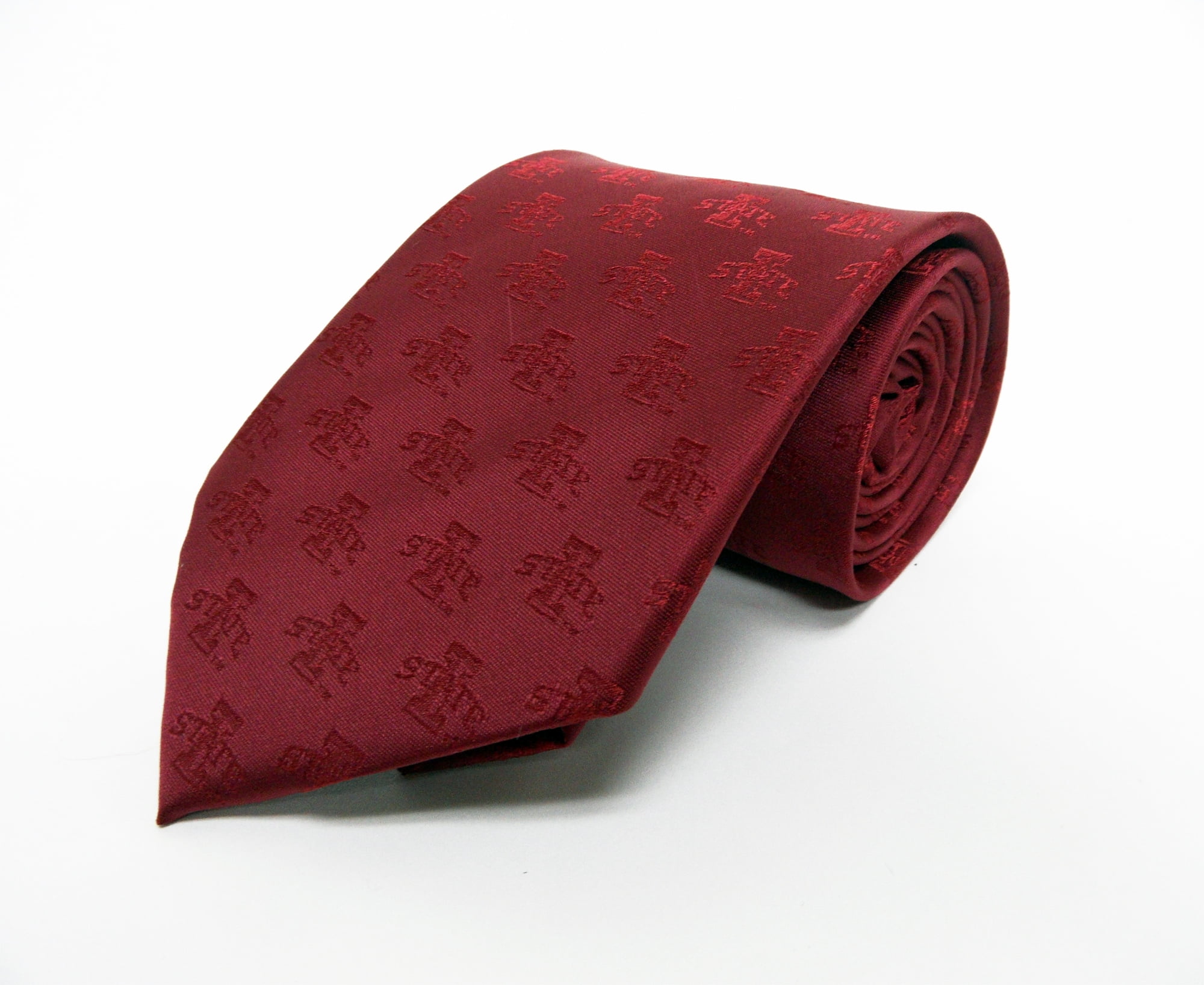 Iowa State Cyclones Tone on Tone Necktie - Donegal Bay - Unisex - One Size