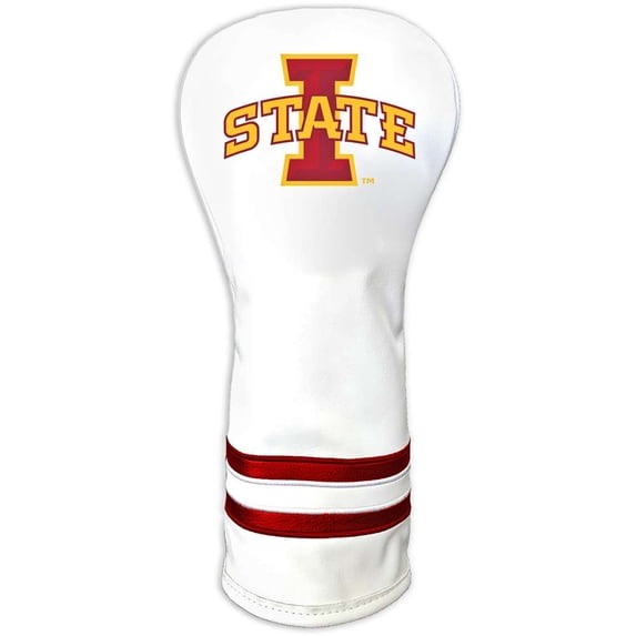Team Golf NCAA IOWA ST White Vintage Fairway Head Cover