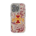 thumbnail image 1 of Iowa State Cyclones iPhone Paisley Design Clear Case, 1 of 7