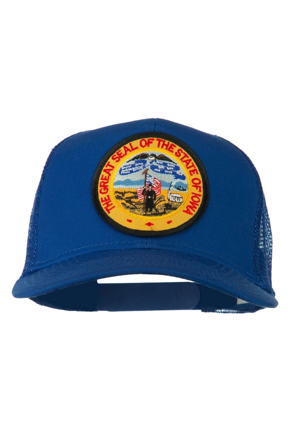 Iowa State Patched Mesh Cap - Royal OSFM