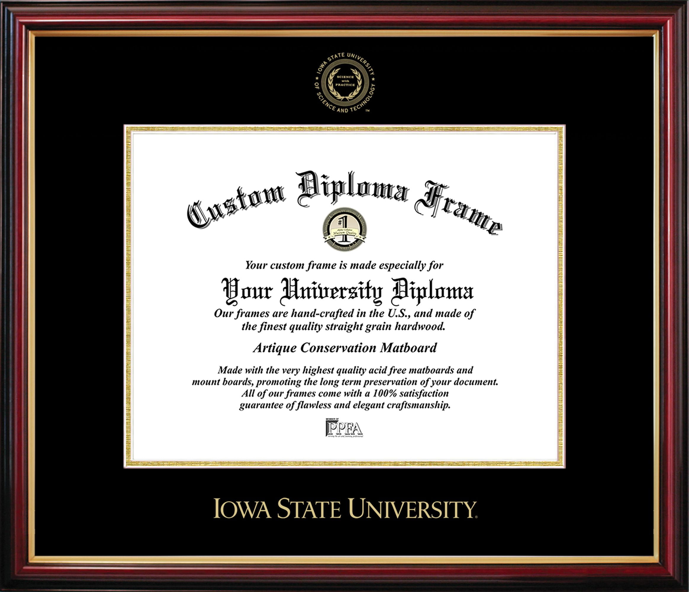Iowa State Petite Diploma Frame