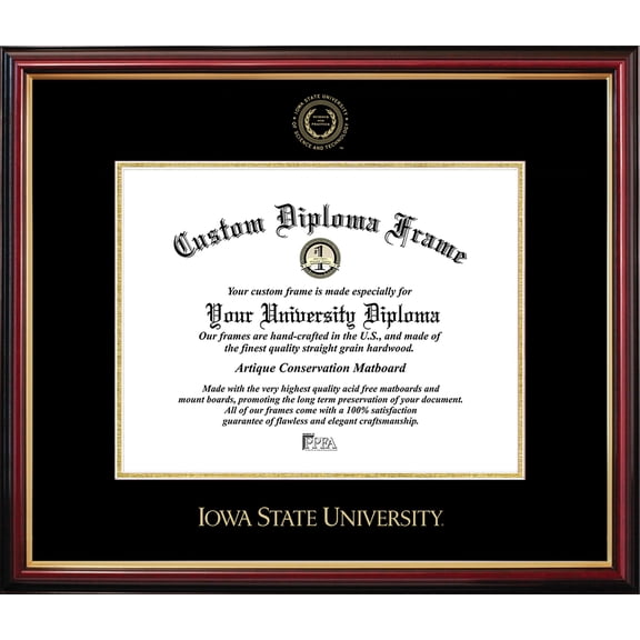Iowa State Petite Diploma Frame