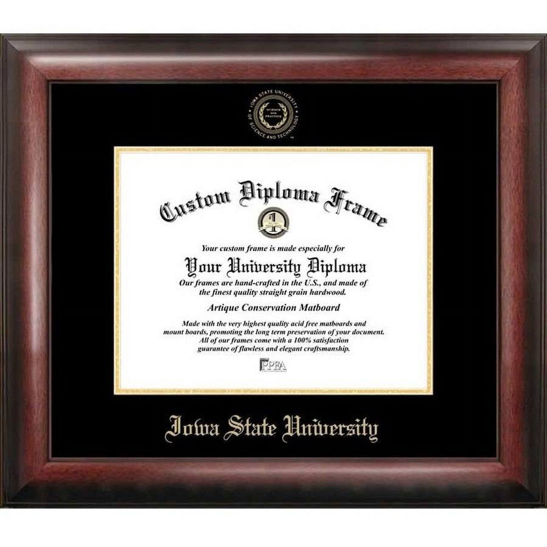 Iowa State University 8.5" x 11" Gold Embossed Diploma Frame