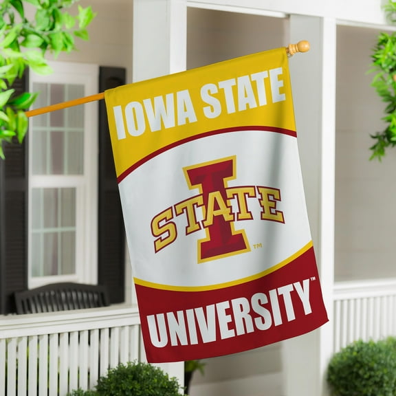 Iowa State University Suede Flag, House