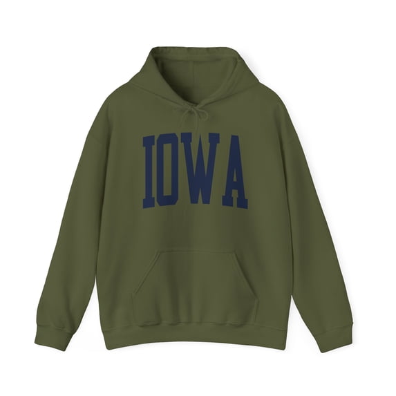 Iowa Trip Moving Away Vacation Travel Hoodie, Gifts, Hooded Sweatshirt