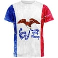 thumbnail image 1 of Iowa Vintage Distressed State Flag All Over Mens T Shirt Multi SM, 1 of 2