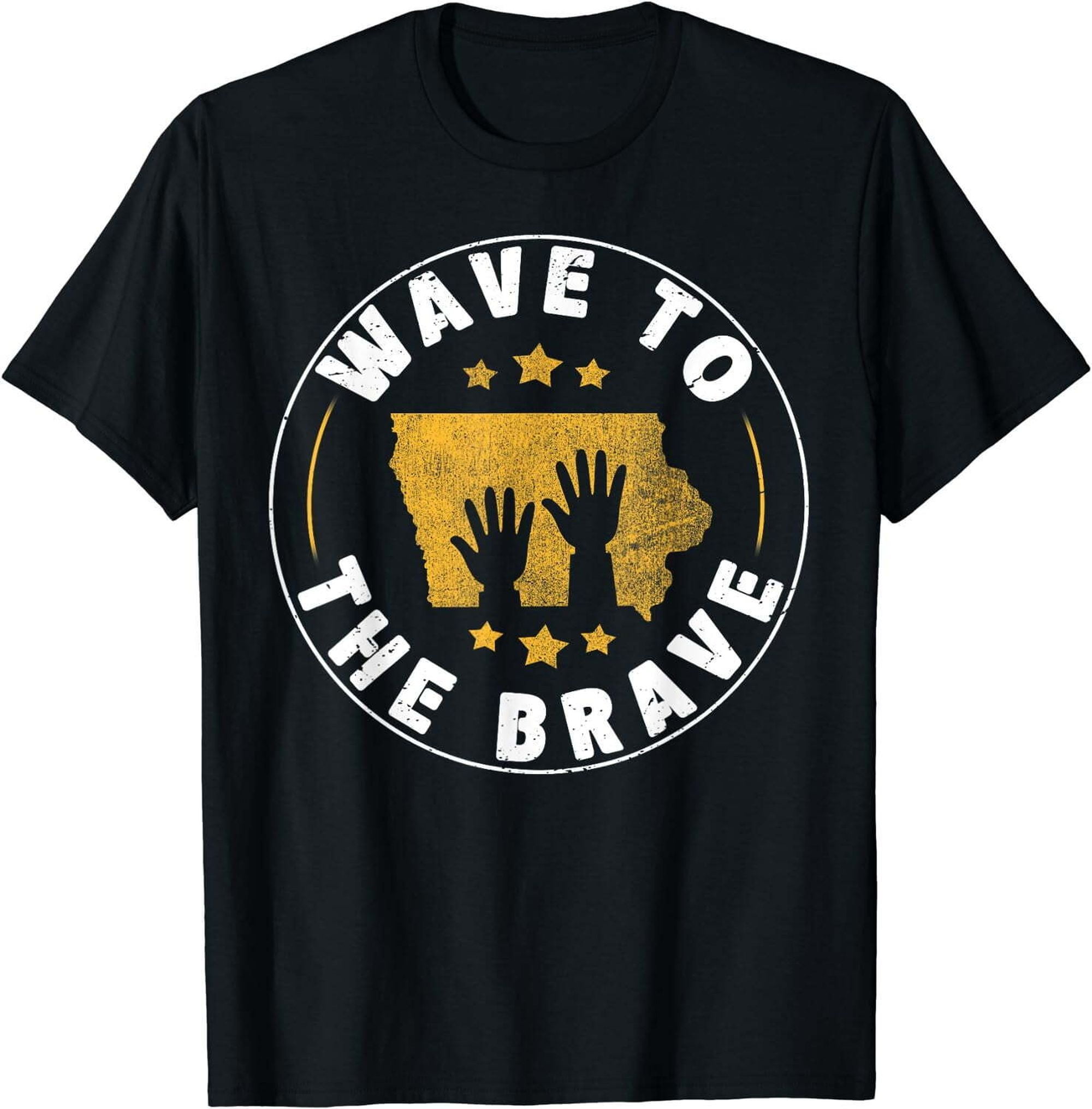 Iowa Wave to the Brave Football Childrens Hospital TShirt