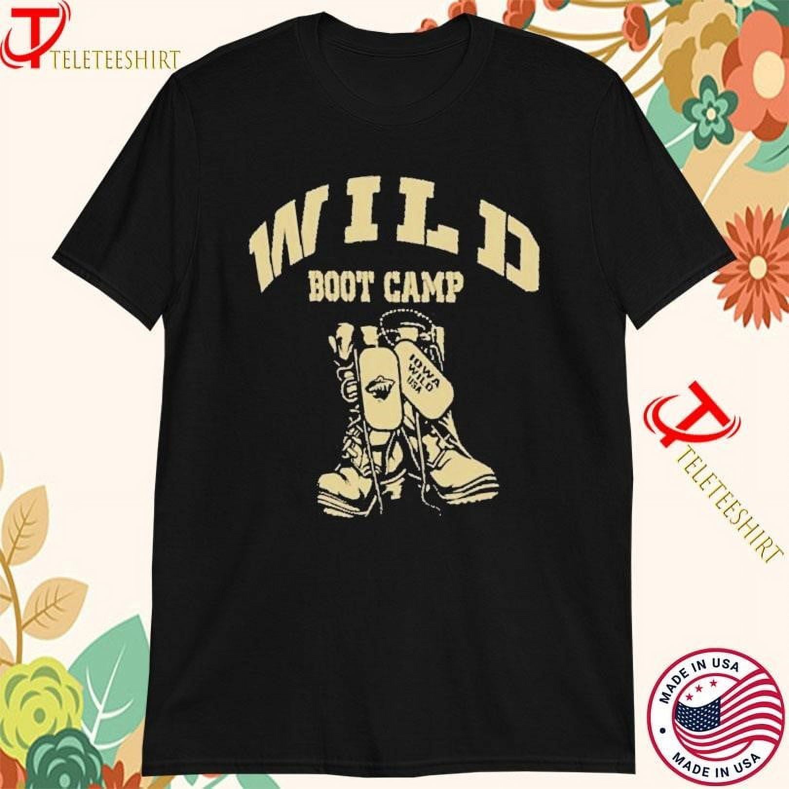 Iowa Wild Usa Boot Camp Tshirts