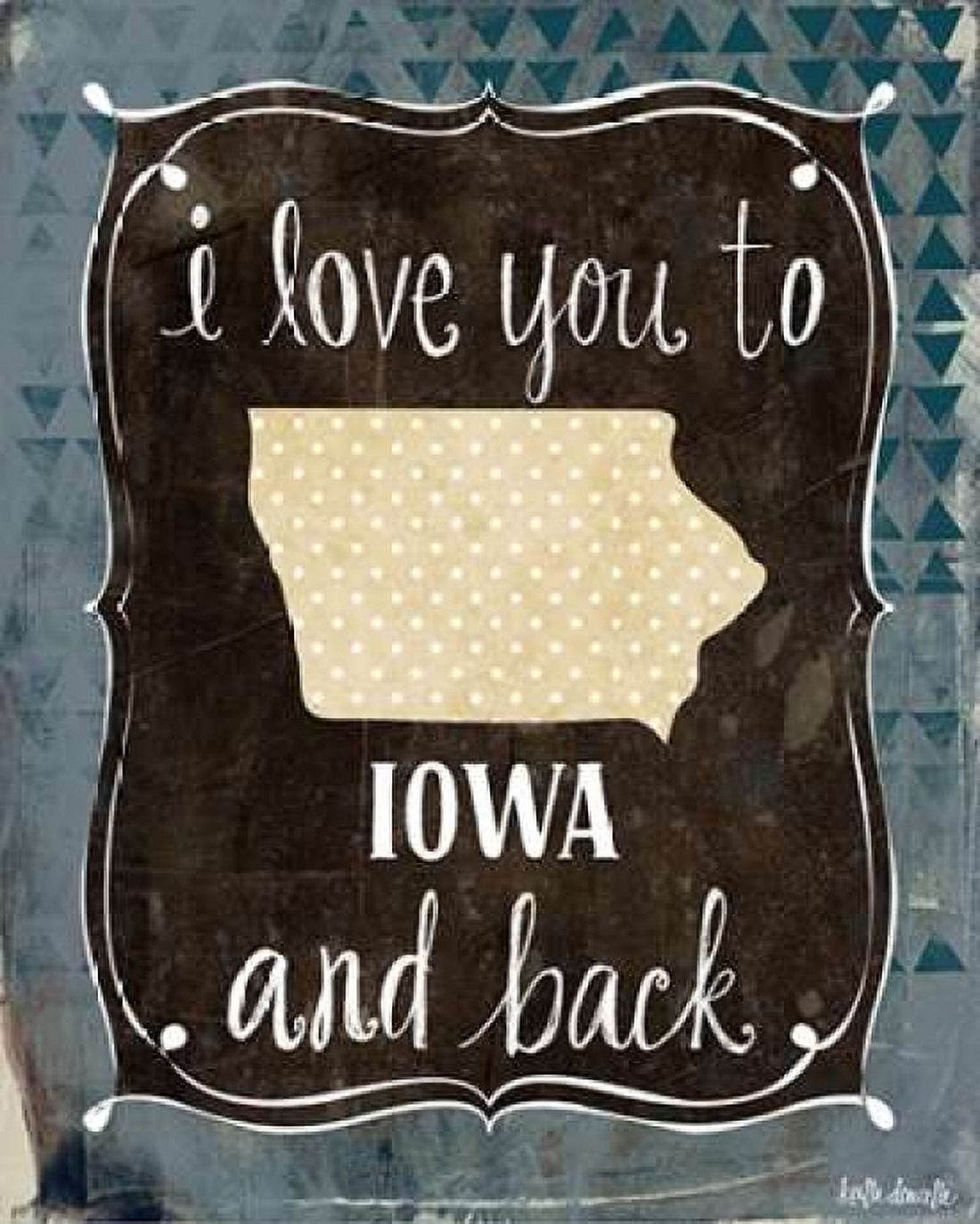 Iowa and Back Canvas Art - Katie Doucette (24 x 30)