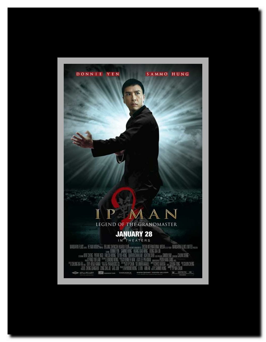 Ip Man 2 Framed Movie Poster