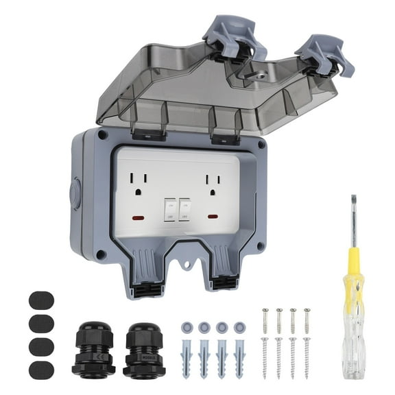 Ip66 Waterproof Outdoor Power Outlet: Safe & Easy To Install