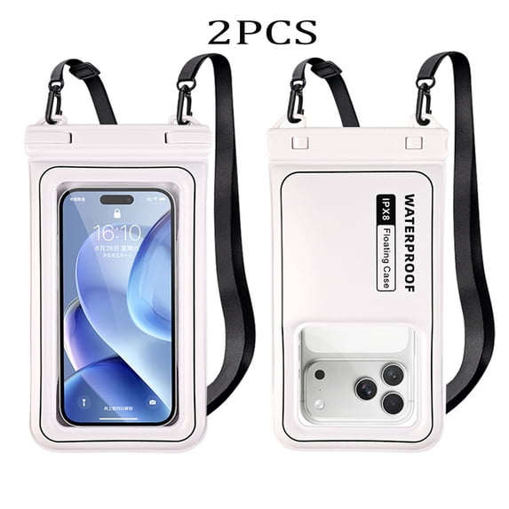 Ip68 Waterproof Floating Phone Pouch, Touchscreen Dry Bag With Lanyard ...
