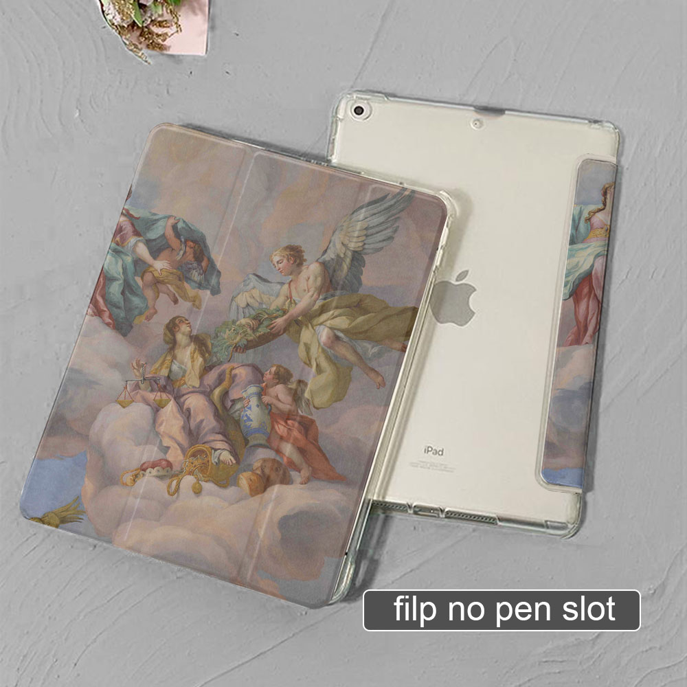 Ipad case figure oil painting pattern Pro 11 Case Air5 10.9 For Funda