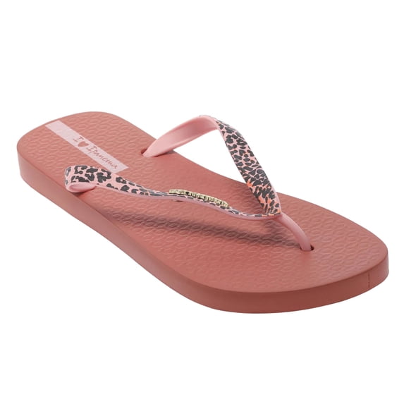 Ipanema Womens Duna Animal Print Flip Flops