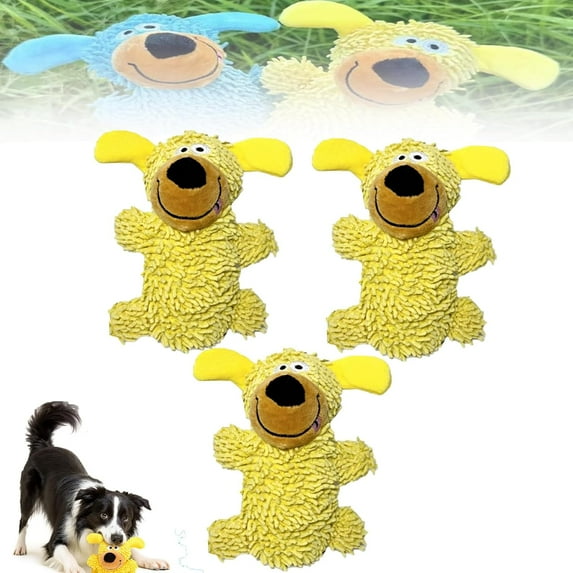 Ipawsplus Squeaky Dog Plush Toy, Ipawsplus Dog Toy, Cute Soft Resistant Squeaky Toys for Heavy Chewers, for Small Medium Large Dogs