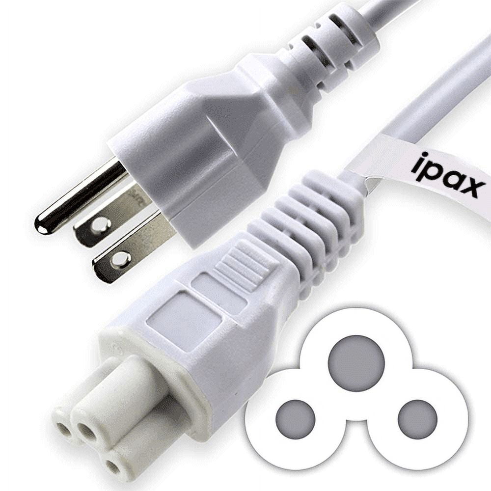 Ipax 10 Feet Long 3 Prong Hi-Quality Copper Cord Cable Plug Compatible ...