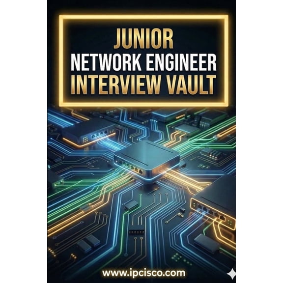 Ipcisco Interview Vault Junior Network Engineer Interview Vault: Real Technical Interview Questions & Answers for Entry-Level & CCNA Candidates, Book 1, (Paperback)