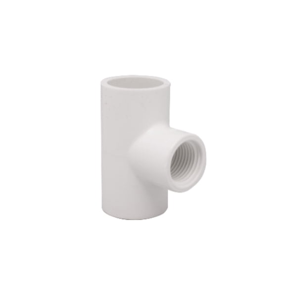 GENOVA 300 Series 31485 Pipe Reducing Tee 1 x 1/2 in Run Slip Run Connection Slip Joint x FIP Branch Connection