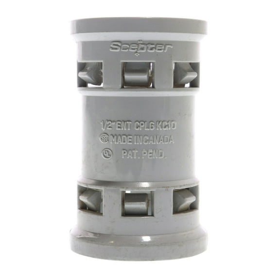 Ipex-Kwikon 089000 KC10 Non-Metallic ENT Snap-On Coupling, 1/2-Inch, (150-Pack)