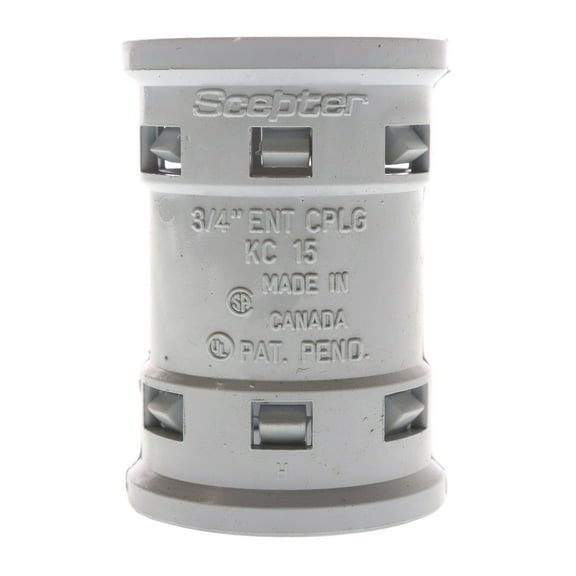 Ipex-Kwikon 089001 KC15 Non-Metallic ENT Snap-On Coupling, 3/4-Inch, (100-Pack)