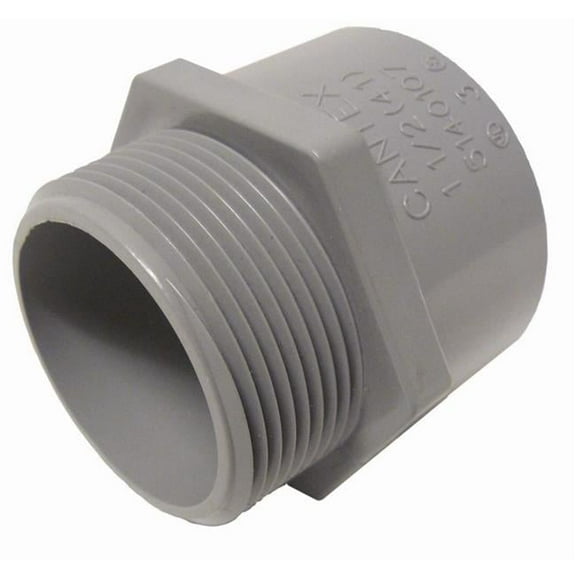 Ipex USA E36075 0.75 in. PVC Conduit Terminal Adapter - 150 per Case