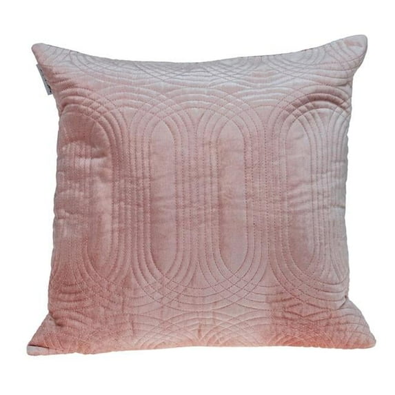 Iphis Transitional Pink Square Throw Pillow