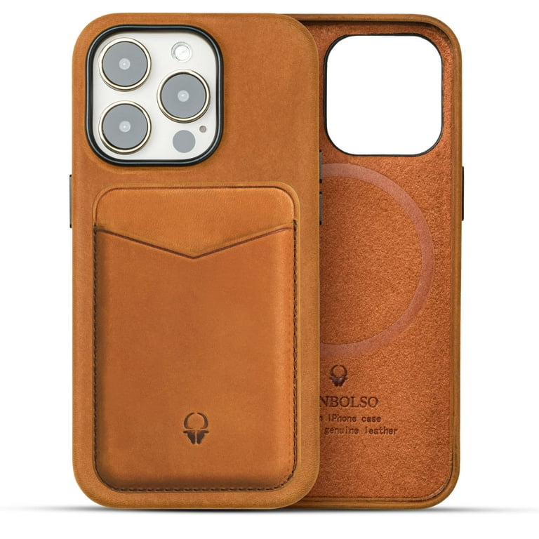 【新品未使用】iPhone14Pro LeatherCase (MagSafe) GENUINE APPLE IPHONE 14 / 14 PRO /14 PRO MAX /PLUS LEATHER