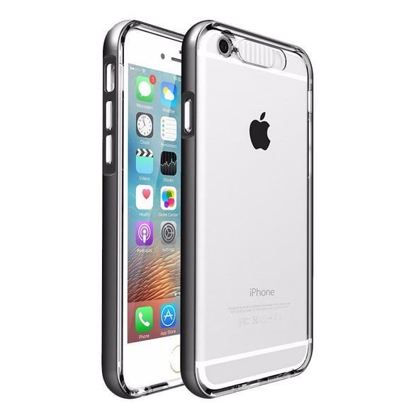 Iphone 6s Case, Gold Cherry Iphone 6s Incoming Call Flash Message Blink Hybrid Cover Case for Iphone 6s & Iphone 6 (Black)