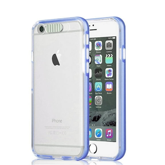 Iphone 6s Case, Gold Cherry Iphone 6s Incoming Call Flash Message Blink Hybrid Cover Case for Iphone 6s & Iphone 6 (Blue)