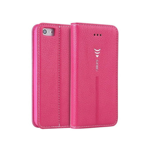 Iphone 6s Case, Mignova Iphone 6s Case PU Leather (Magnetic Closure) (Card Packet) (Kick Stand) Wallet Case Cover for Apple Iphone 6s & Iphone 6 (Pink)