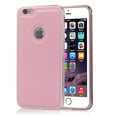 thumbnail image 1 of Iphone 6s  Plus Case,Mignova Ultra Slim Leather Back Case with Metal Bumber Cover for Apple Iphone 6  Plus/6s  Plus (Pink), 1 of 6