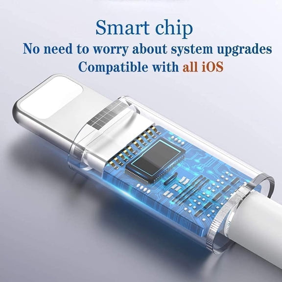 Iphone Headphone Adapter, Headphone Splitter, Lightning to 3.5mm Headphones Dongle Jack Adapter for iPhone, Charger and Aux Audio Splitter Adapter Compatible with iPhone 14 13, White