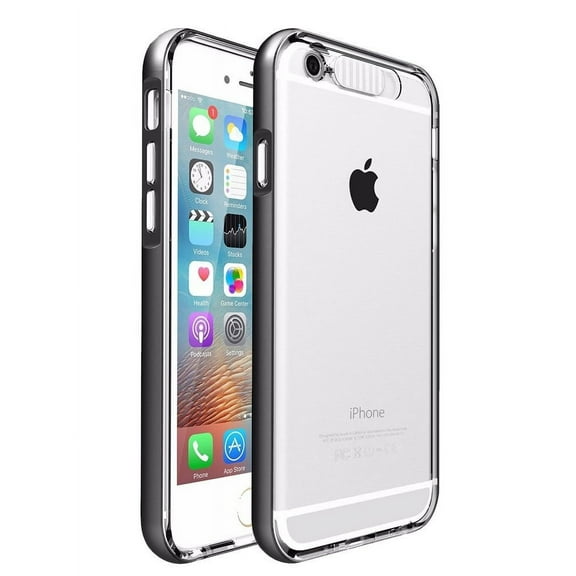 Iphone SE Case, Mignova Iphone SE Incoming Call Flash Message Blink Hybrid Cover Case for Iphone SE/5S/5 (Black)