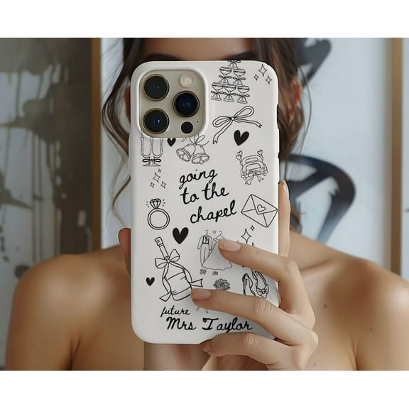 Iphone Tough Case - Future Mrs Phone Case Personalized Gift for Bride to be accessory for iPhone 16 15 14 Custom gift for Bridal shower